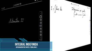 Integral Indefinida por partes Integral del logaritmo [upl. by Aliak]