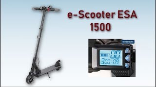 Reviewing eScooter ESA 1500 [upl. by Shank]