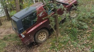 Opel Frontera Sport extrem offroad  HDH very easy through the pond hole [upl. by Alyekahs]