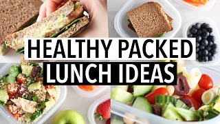 EASY HEALTHY PACKED LUNCH IDEAS  For school or work [upl. by Neehar719]