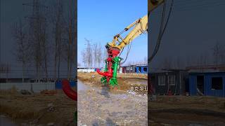 Powerful Excavator Dredge Pump in Action Generated using dredgepump hydraulicpump RustRenewal [upl. by Anotyal710]