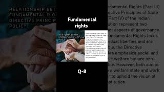 Fundamental Rights vs Directive Principles  Balancing Constitutional Provisions Q8UPSC Polity [upl. by Erotavlas223]