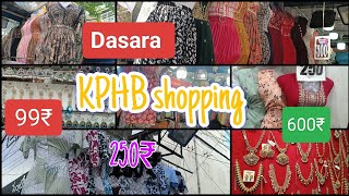 Kphb street shoppingJntu shopping DasaraBatukammakphbshopping jntu dasara bathukamma shop [upl. by Yatnuhs]