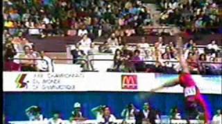 Oksana Omelianchik 1985 Worlds AA Floor [upl. by Cerys614]