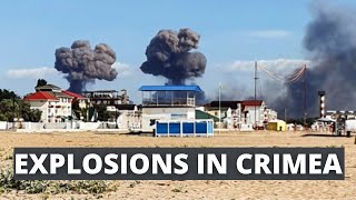 EXPLOSIONS IN CRIMEAN PORT Current Ukraine War Footage And News With The Enforcer Day 409 [upl. by Names687]