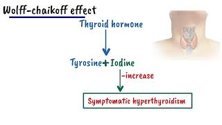 Wolffchaikoff effect  Jodbasedow phenomenon [upl. by Nivonod]