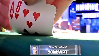 Flush Fever Emas AceEight Heart Combo Dominates at WPT Cash Game [upl. by Ertha]