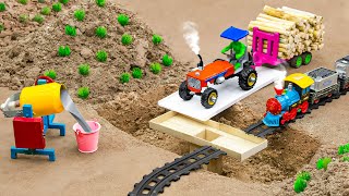 diy tractor plough machine for agriculture  top most creative diy tractor cultivator machine [upl. by Cnahc]