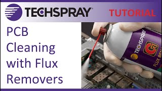 How to use Techspray Flux Remover [upl. by Phil]