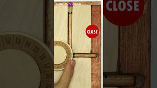 Secret Key amp Wooden Lock Simple DIY woodworking woodcraft diy woodwork woodcraft shorts [upl. by Carrington]