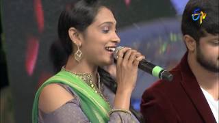 Vaana Chinukulu SongAnudeep  Anjana Sowmya Performance  Super MastiSrikakulam19th February 2017 [upl. by Anifesoj]