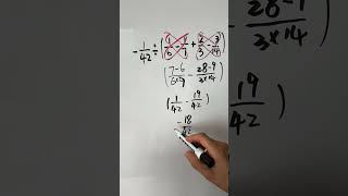 Dividing fractions maths fractional algebra mathematics mathstricksmath [upl. by Cele]