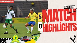 MAMELODI SUNDOWNS VS GOLDEN ARROWS HIGHLIGHTS EXTENDED  GOALS  CAUTIONS [upl. by Noedig]