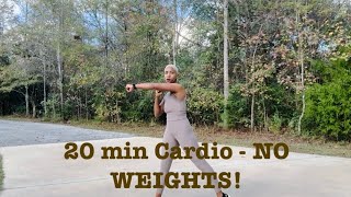 Workout with Vee 20 min Cardio  NO WEIGHTS [upl. by Almeria]