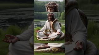 The jesus love snake jesus jesuschrist godfather davil viral shorts king marvel animasi [upl. by Akenit]