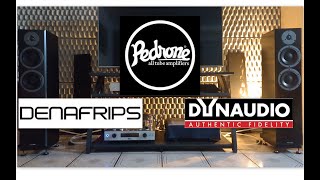 DENAFRIPS PONTUS 15th  PEDRONE TUBE AMP  DYNAUDIO [upl. by Hulda]