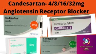 Tab Candesartan 481632mg  Indications Contraindication Caution Side Effects [upl. by Avihs893]