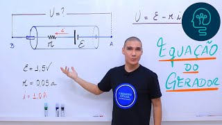 Física Elétrica  Geradores Elétricos  Você conhece a equação do gerador [upl. by Wie]