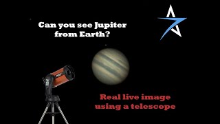 Jupiter captured through telescope Celestron NexStar 8SE November 2nd 2024  Burlington ON [upl. by Oznarol857]