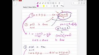 Mathmatical induction part1 [upl. by Stanleigh5]