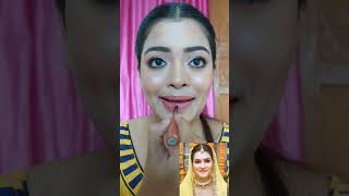 Param Sundari Inspired Makeup Tutorial kritisanon shorts [upl. by Aennyl]