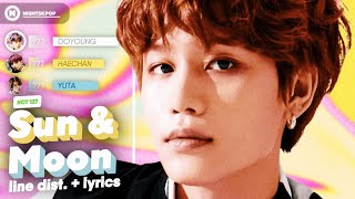 NCT 127 엔시티 127  Sun amp Moon  Line Distribution  Lyrics [upl. by Amek]