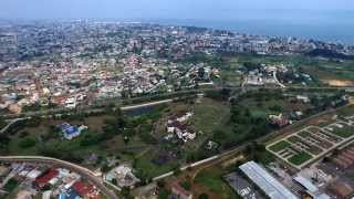 Quartier du Camp de Gaulle à Libreville au Gabon avec un Drone Inspire 1 [upl. by Costa]