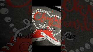 Chucks and Pearls  smallbusiness alexisre eekustomz tiktokviral tiktokvideo [upl. by Silma]