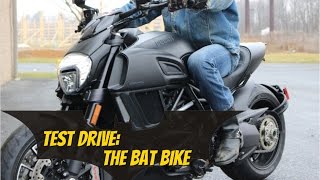 2015 Ducati diavel Test Drive The Bat Bike [upl. by Mott]