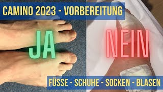 Camino 2023  Vorbereitung 4  Blasen vermeiden [upl. by Ahsikram]