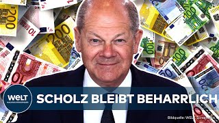 MINDESTLOHNMISSION Beharrlicher Bundeskanzler Scholz bekräftigt seine erhöhte Forderung auf 15€ [upl. by Etteloc221]