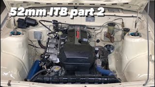 3SGE Beams with S62 ITBs LINK ECU part 2 Toyota Corolla KE70 TE72 [upl. by Joellyn]