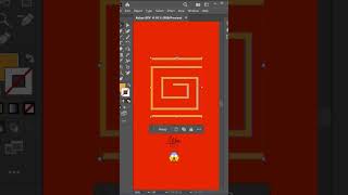 Adobe Illustrator Tips  Versace Pattern  tips logo shorts graphicdesign youtubeshorts [upl. by Leuname]