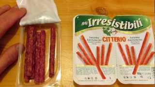 4 gli Irresistibili Citterio Salami Sticks [upl. by Harod]