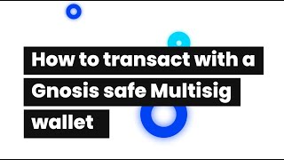 How to setup a MULTI SIG Wallet with Metamask  ie a Gnosis Safe Wallet [upl. by Aroc]