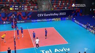 Monster block from Ngapeth 💪 volleyball cevvolleyball volleyballshorts [upl. by Belter584]