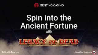 Legacy of Dead Gameplay  Genting Casino [upl. by Woodsum711]