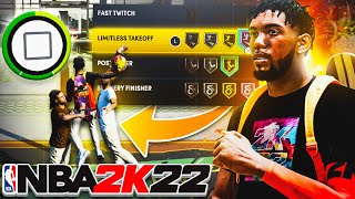 BEST BADGES To Get POSTERIZER CONTACT DUNKS on NBA 2K22 [upl. by Nnylaf658]