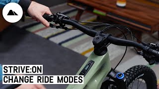 How to change your StriveON ride modes [upl. by Rrats]