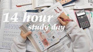 Vlog 01  14 Hour Study Day [upl. by Ennaharas643]