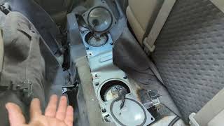 Nissan T30 Xtrail fuel level sender fault fuel gauge stuck on empty reserve light on Fuel pump [upl. by Amri]