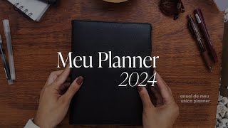 Atualizando meu Unica Planner para 2024 [upl. by Carolann]