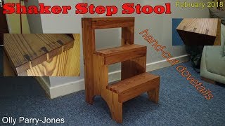 Dovetailed Shaker Step Stool circa 2006 [upl. by Airam]