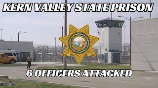 6 CDCR Officers at Kern Valley State Prison Attacked and sent to the Hospital cdcr inmate prison [upl. by Kalle]