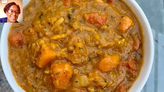 Sweet Potato And Lentil Curry  easy lentil and sweet potato curry recipe  lentil curry recipe [upl. by Anirak]