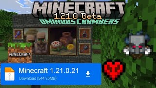 Minecraft PE 121021 Beta New Update Official Version  ماين كرافت التحديث الجديد 😱 [upl. by Nessej]