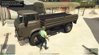 Supply Truck Entrance Longfin  Cayo Perico Heist [upl. by Eltsryk]