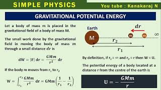 2 3 GRAVITATIONAL POTENTIAL ENERGY [upl. by Lorena749]