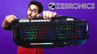 This Budget GAMING KEYBOARD has some extra features  Zebronics ZEB MAGNUS Review [upl. by Bethena690]