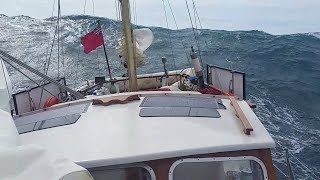 Ep009 Stormy Sailing in the Mediterranean Big Seas amp Gale Force Winds [upl. by Stoddard343]